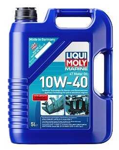 Полусинтетическое моторное масло LIQUI MOLY Marine Motoroil 4T 10W-40 фотография 1