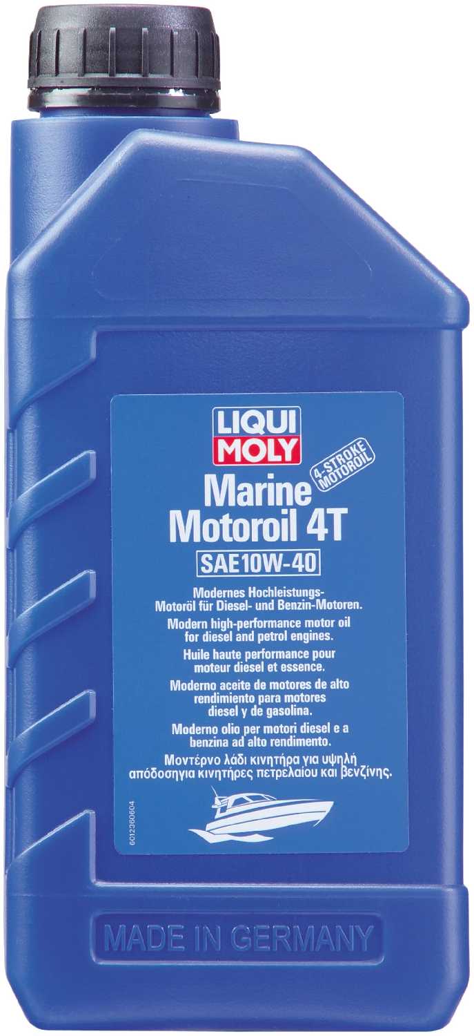 Полусинтетическое моторное масло LIQUI MOLY Marine Motoroil 4T 10W-40 фотография 2