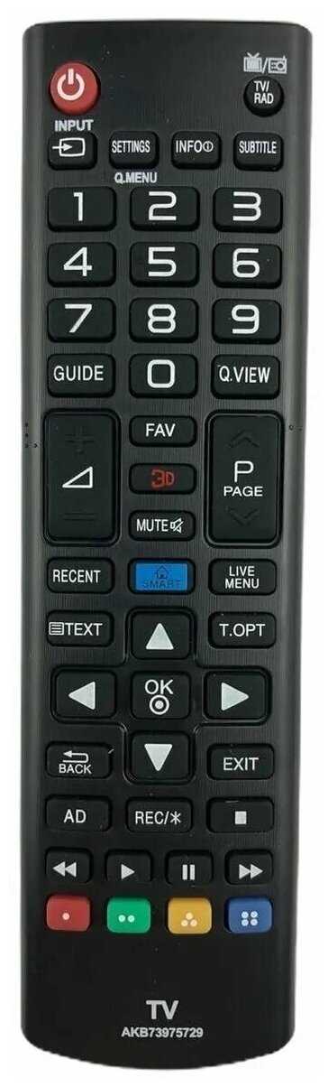 Пульт PDUSPB AKB73975729 для LG Smart TV