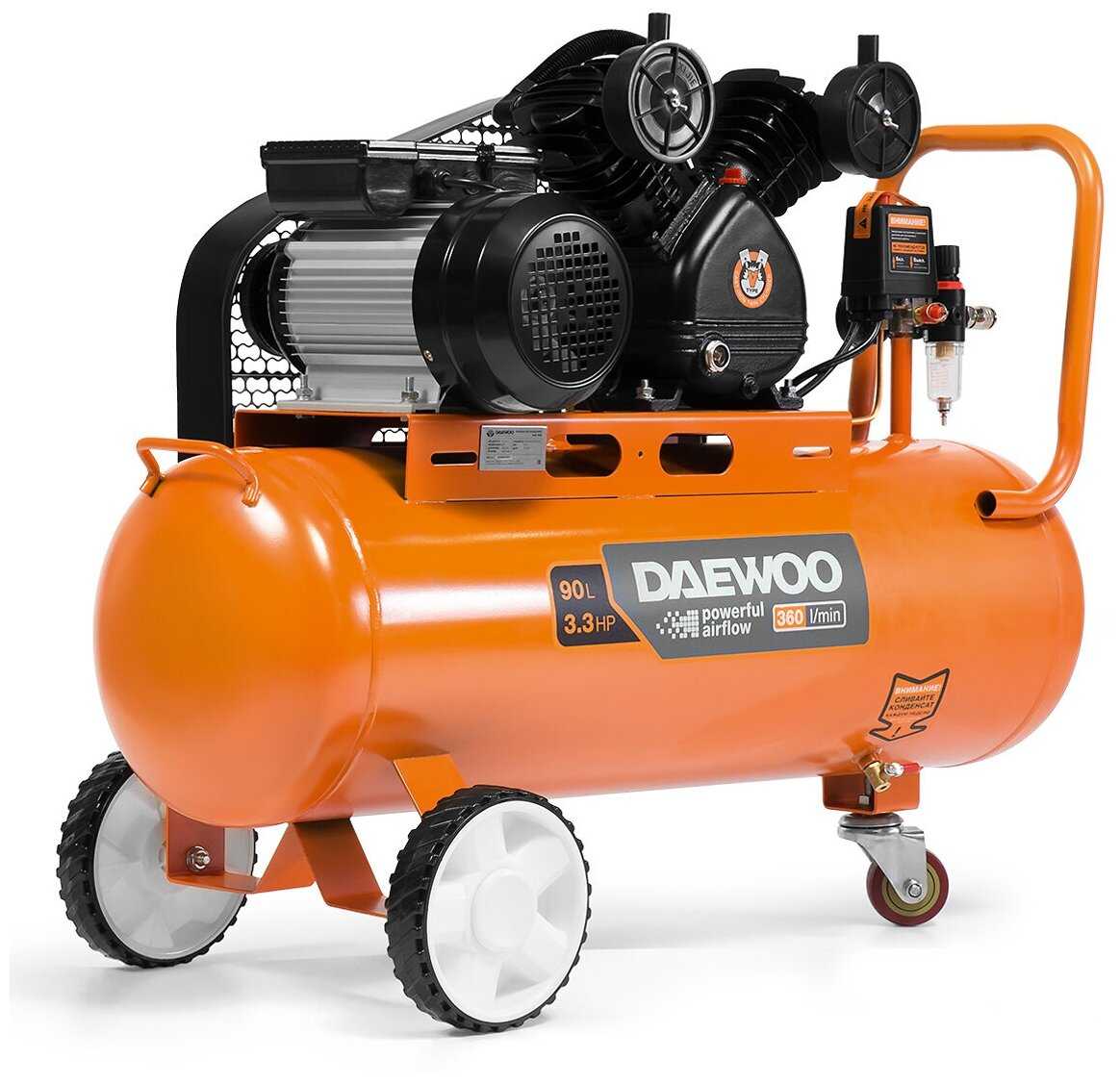 Компрессор Daewoo Power Products DAC 90B, 2.4 кВт фотография 4