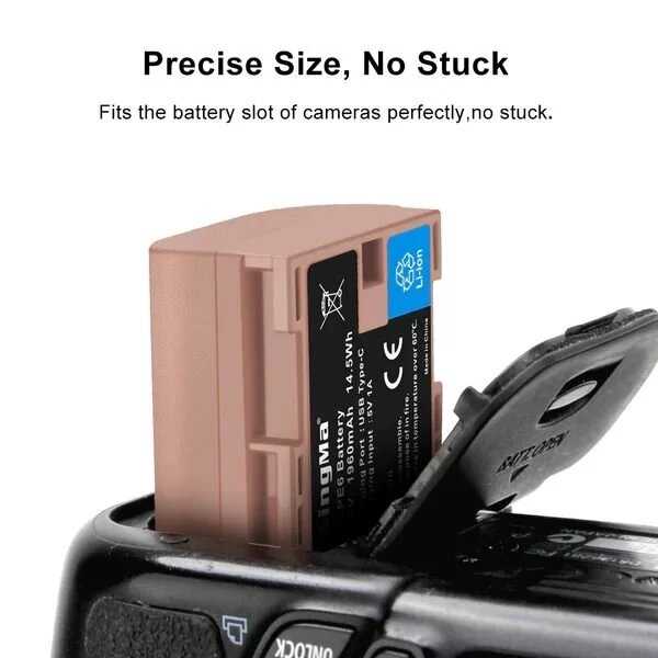 Аккумулятор KingMa LP-E6 [1960mAh] [Type-C] фотография 4