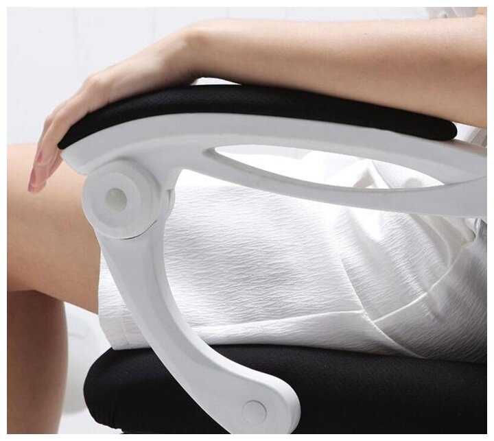 Офисное кресло с подставкой для ног Xiaomi HBADA Cloud Shield Ergonomic Office Chair Black фотография 2