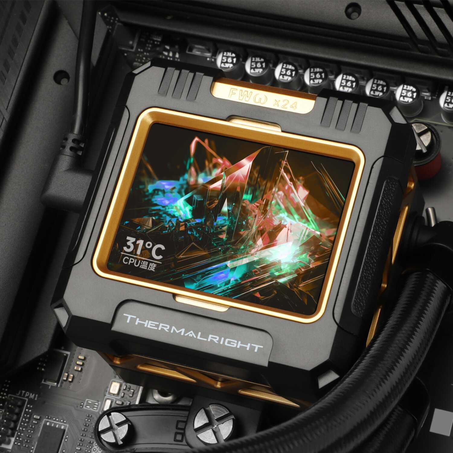 СЖО для процессоров Thermalright Frozen Warframe SE 360 ARGB V2 (F-WFRAME-SE-360-ARGB-BL-V2) фотография 5
