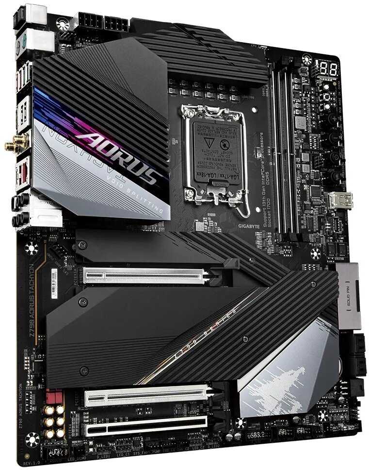 Материнская плата GIGABYTE Z790 AORUS TACHYON фотография 1