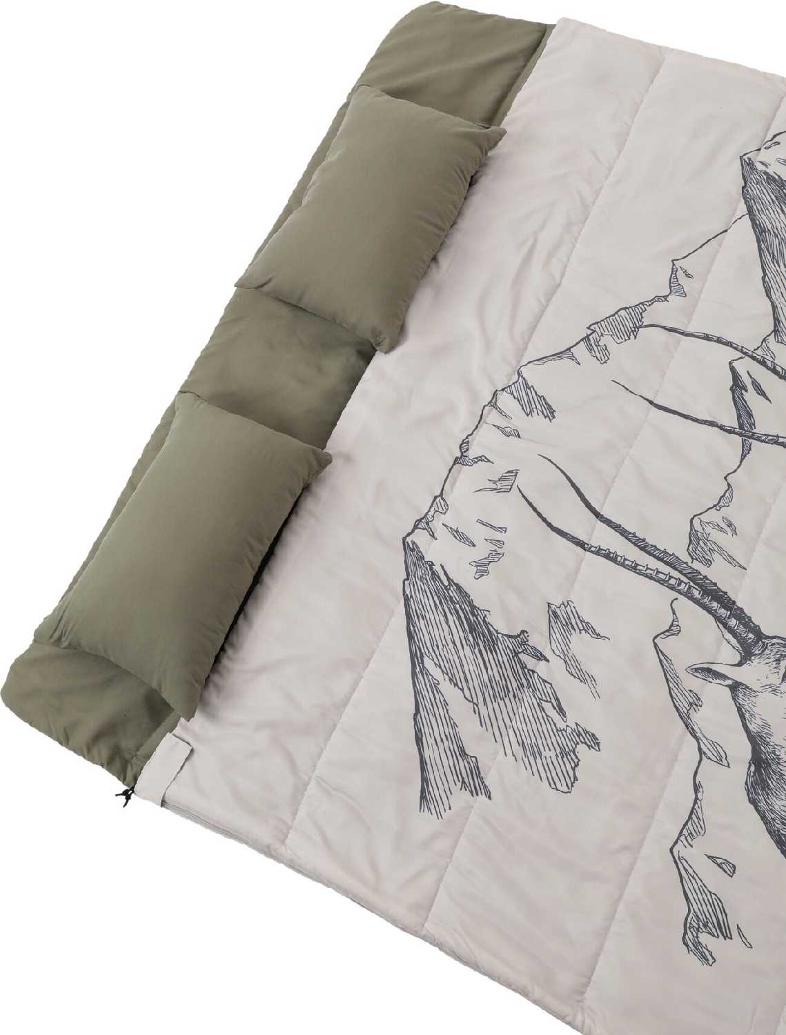 Спальный мешок Naturehike Double sleeping bag pattern with pillow (NH21MSD06) фотография 11