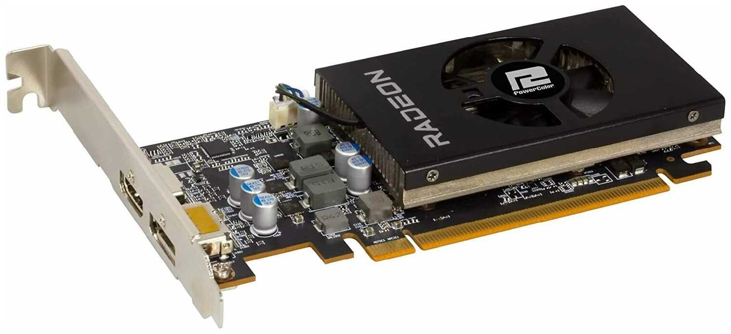 Видеокарта PowerColor AXRX 6400 LP 4GBD6-DH фотография 1