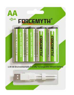 Аккумуляторные батарейки AAA 1,5V 600 mWh (2 шт.) фотография 12