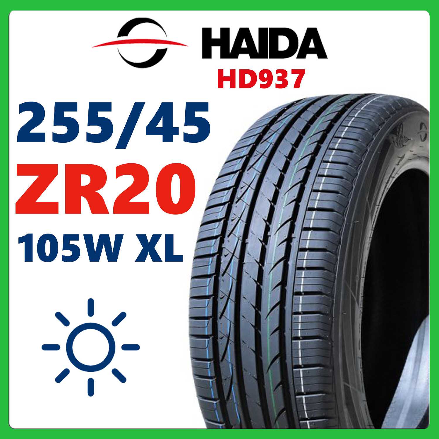 Шины летние HAIDA HD937 225/55R18 фотография 18
