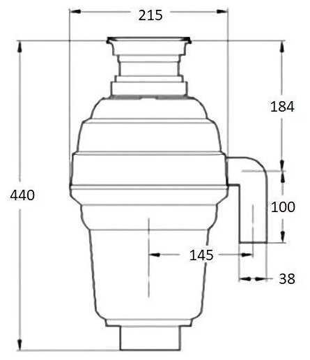 Измельчитель Пищевых Отходов Bone Crusher 1000 фотография 4