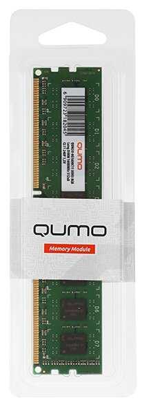 Оперативная память Qumo 4 ГБ DDR3 DIMM CL9 (QUM3U-4G1333C9)