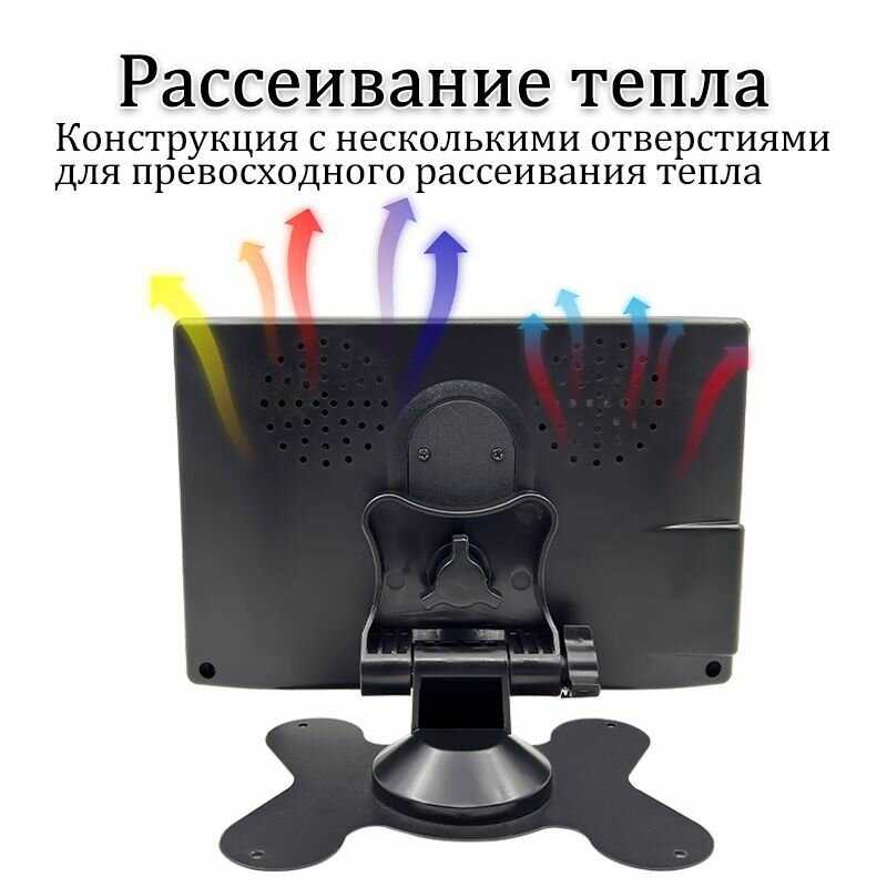 Автомобильный монитор CCD [7 дюймов, 12/24V, дистанционное управление] фотография 4