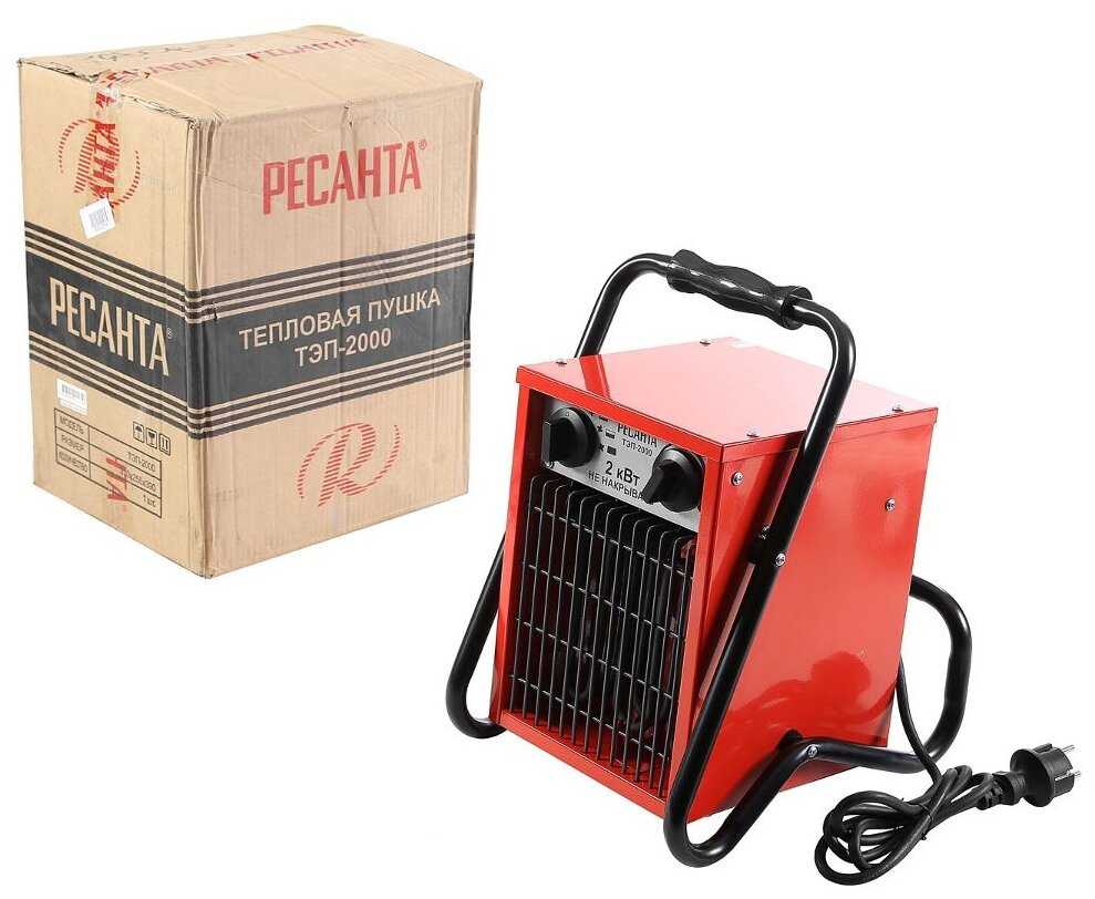 Электрическая тепловая пушка РЕСАНТА ТЭП-2000 фотография 5