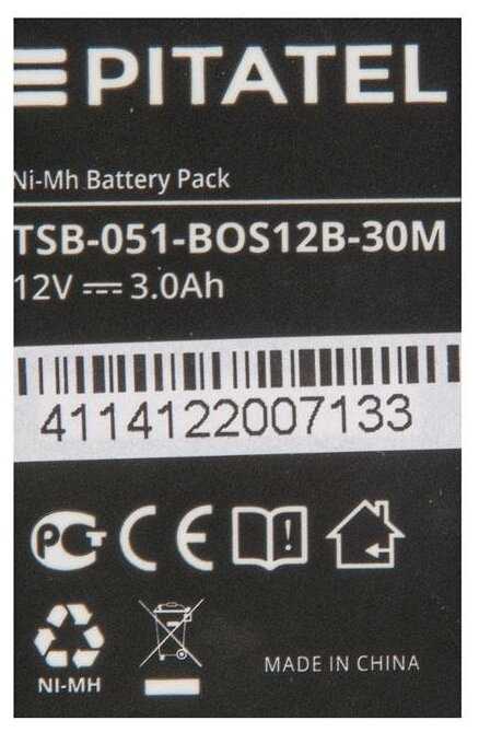Аккумулятор Pitatel TSB-051-BOS12B-20M фотография 3