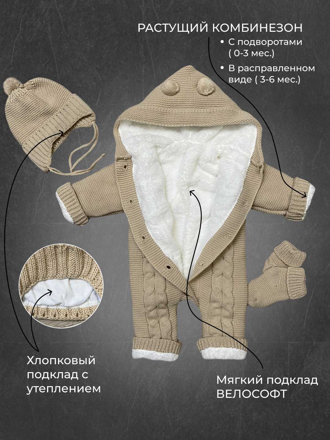 Конверт для новорожденных Конверт для новорожденных (8 предметов) фотография 23