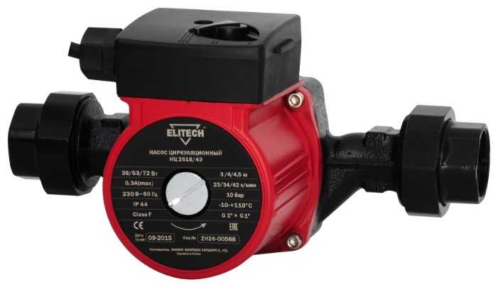 Циркуляционный насос ELITECH НЦ 2518/8Э (182 Вт) фотография 1