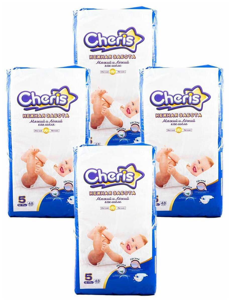 Cheris подгузники Нежная забота 5, 12-17 кг фотография 4