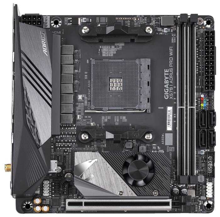 Материнская плата GIGABYTE X570 I AORUS PRO WIFI (rev. 1.0) фотография 3