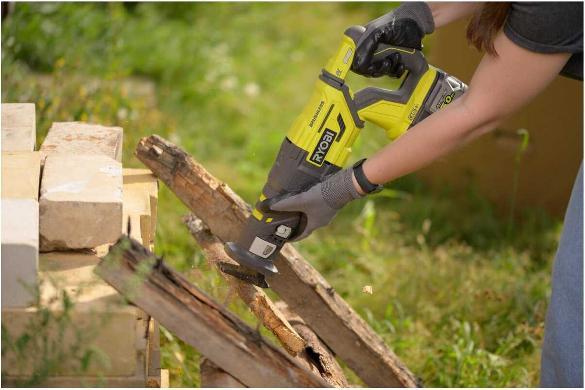 Аккумуляторная пила RYOBI Пила (R18RS7-0) фотография 6
