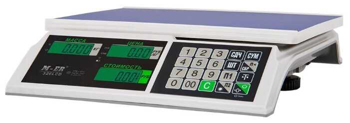 Весы торговые Mertech M-ER 326 AC-15.2 Slim LCD