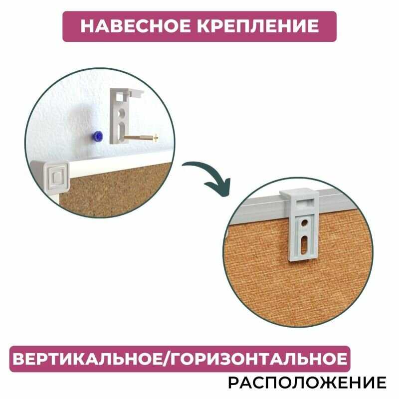 Доска пробковая Attache Доска пробковая (Iron) фотография 5