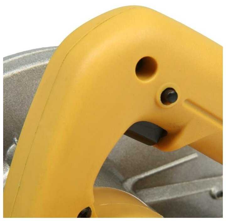 Пила циркулярная тундра, 1000 Вт, 4500 об/мин, 185 мм фотография 3