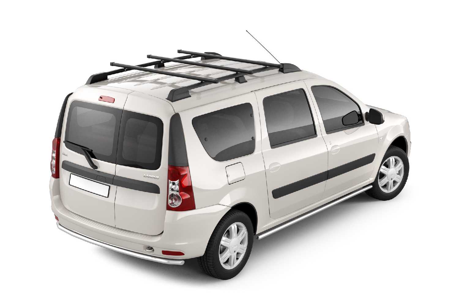 Рейлинги для Lada Largus черные, 