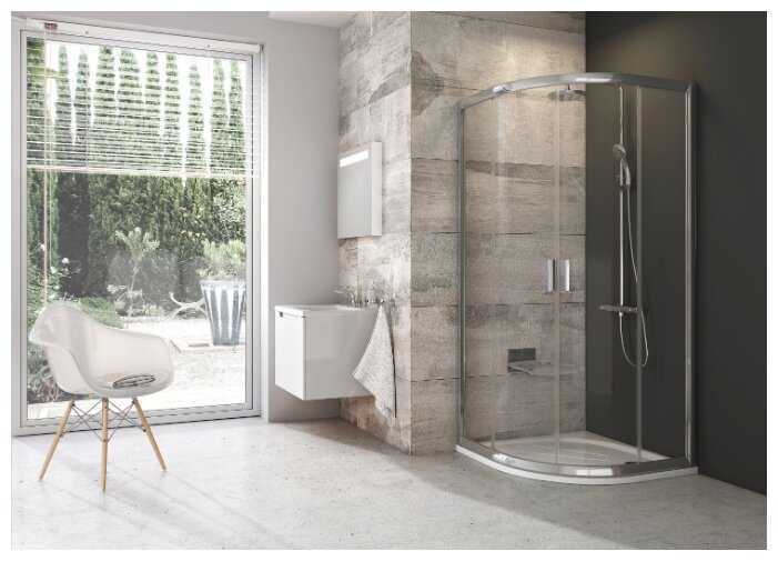 Душевой уголок RAVAK Blix BLCP4-80 низкий поддон 80см*80см фотография 7