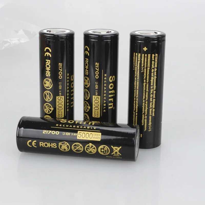 Аккумулятор Sofirn 21700 (5000 mAh 3.7V) фотография 11