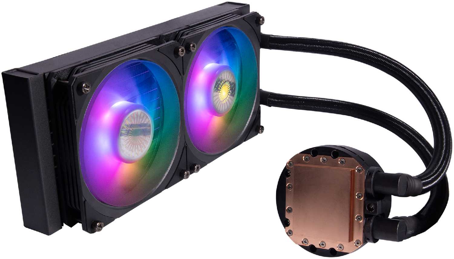 Система водяного охлаждения Cooler Master MasterLiquid PL240 Flux фотография 13