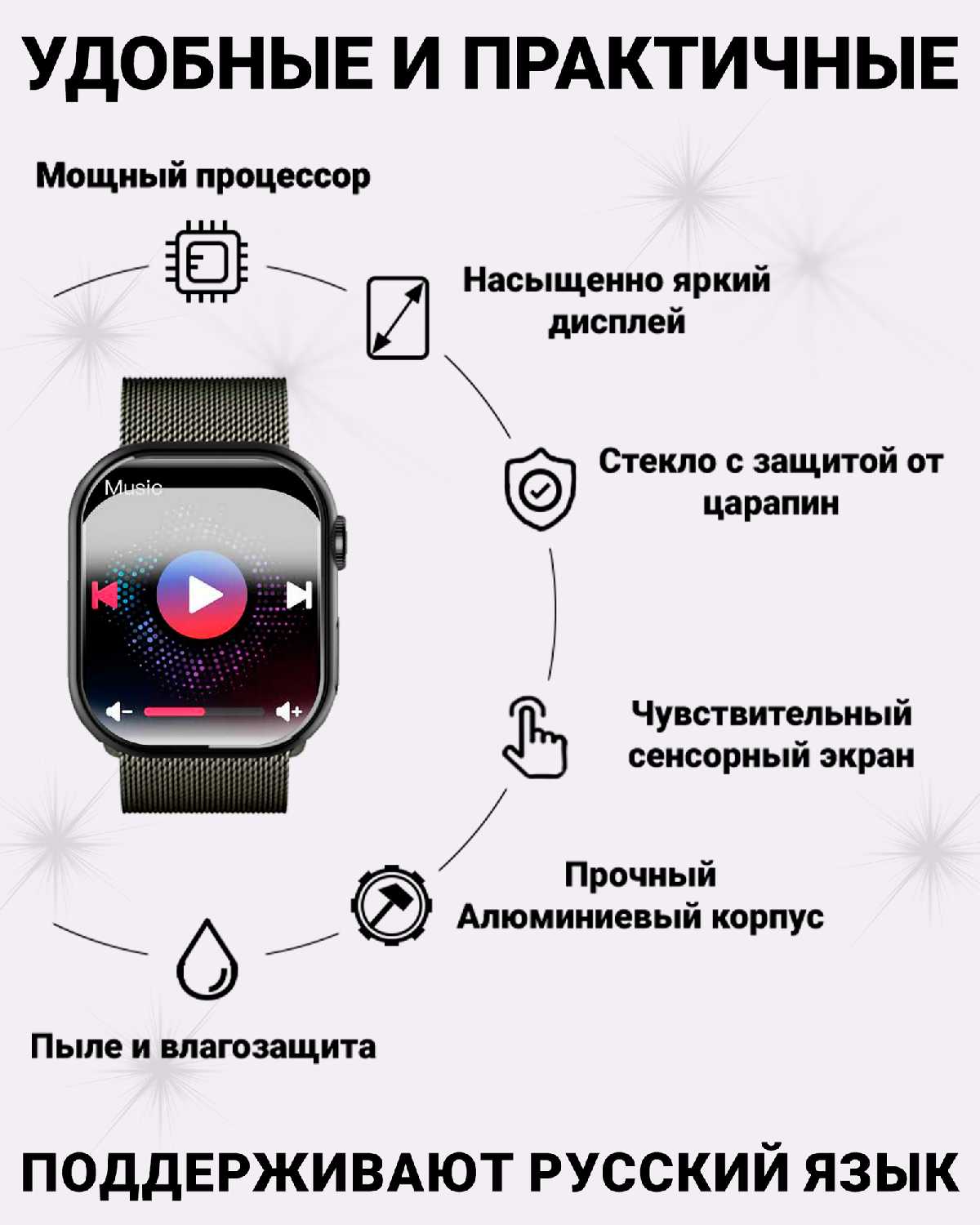 Умные смарт часы X 10 Mini 3 Smart Watch фотография 15