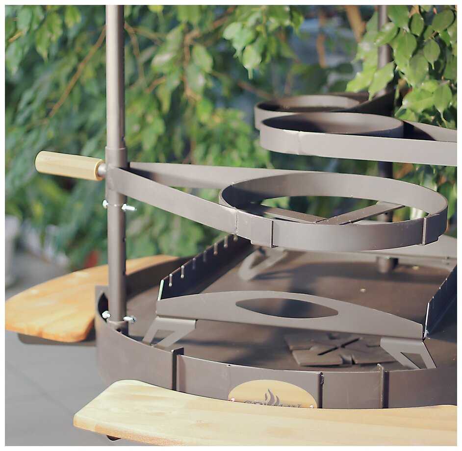 Гриль угольный Grillux Suomi Grill 90 ВЗР2312, 134х90х234.4 см фотография 2