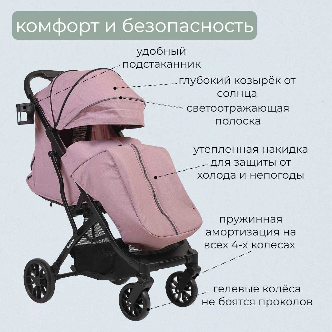 Детская прогулочная коляска Panda Baby XX фотография 3