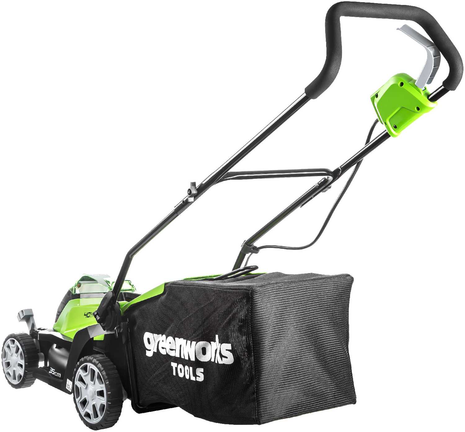 Аккумуляторная газонокосилка Greenworks G40LM35 фотография 5