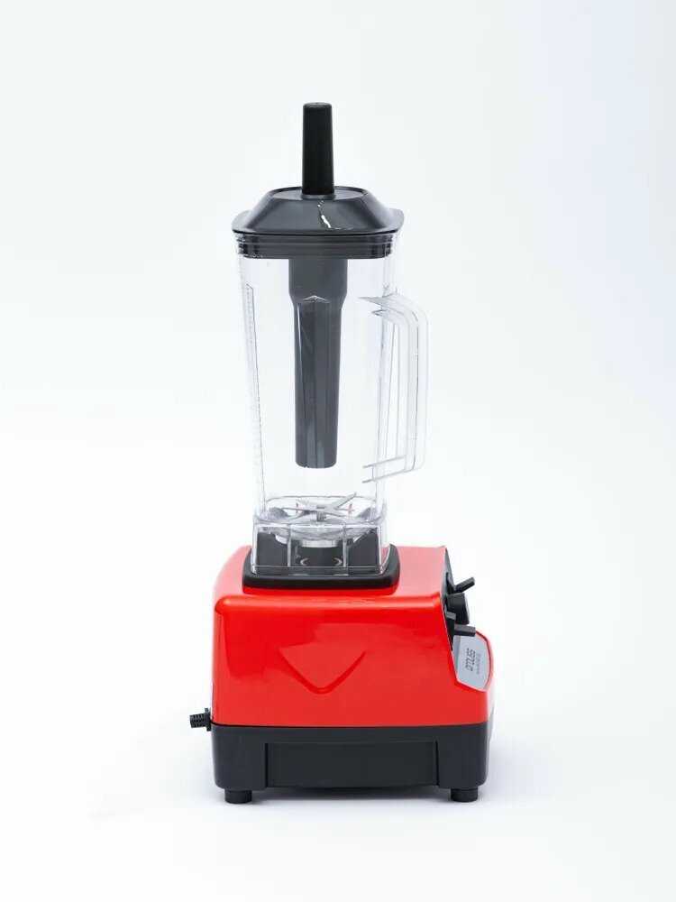 Блендер стационарный для смузи и коктейлей с измельчителем, 2 в 1, объем 2,5 литра, 5500 Вт фотография 2