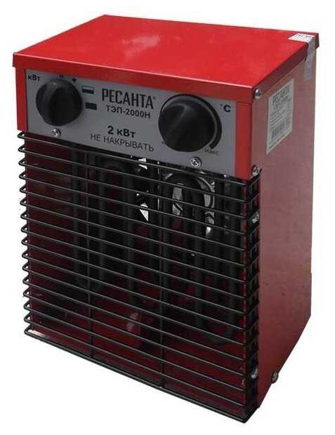 Электрическая тепловая пушка РЕСАНТА ТЭП-2000Н фотография 11