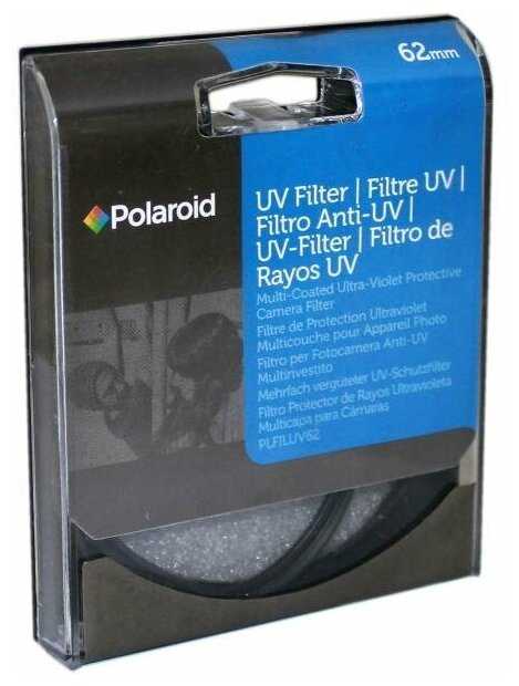 Светофильтр Polaroid 62 мм MC UV ультрафиолетовый, защитный, просветвленный (PLFILUV62) фотография 1