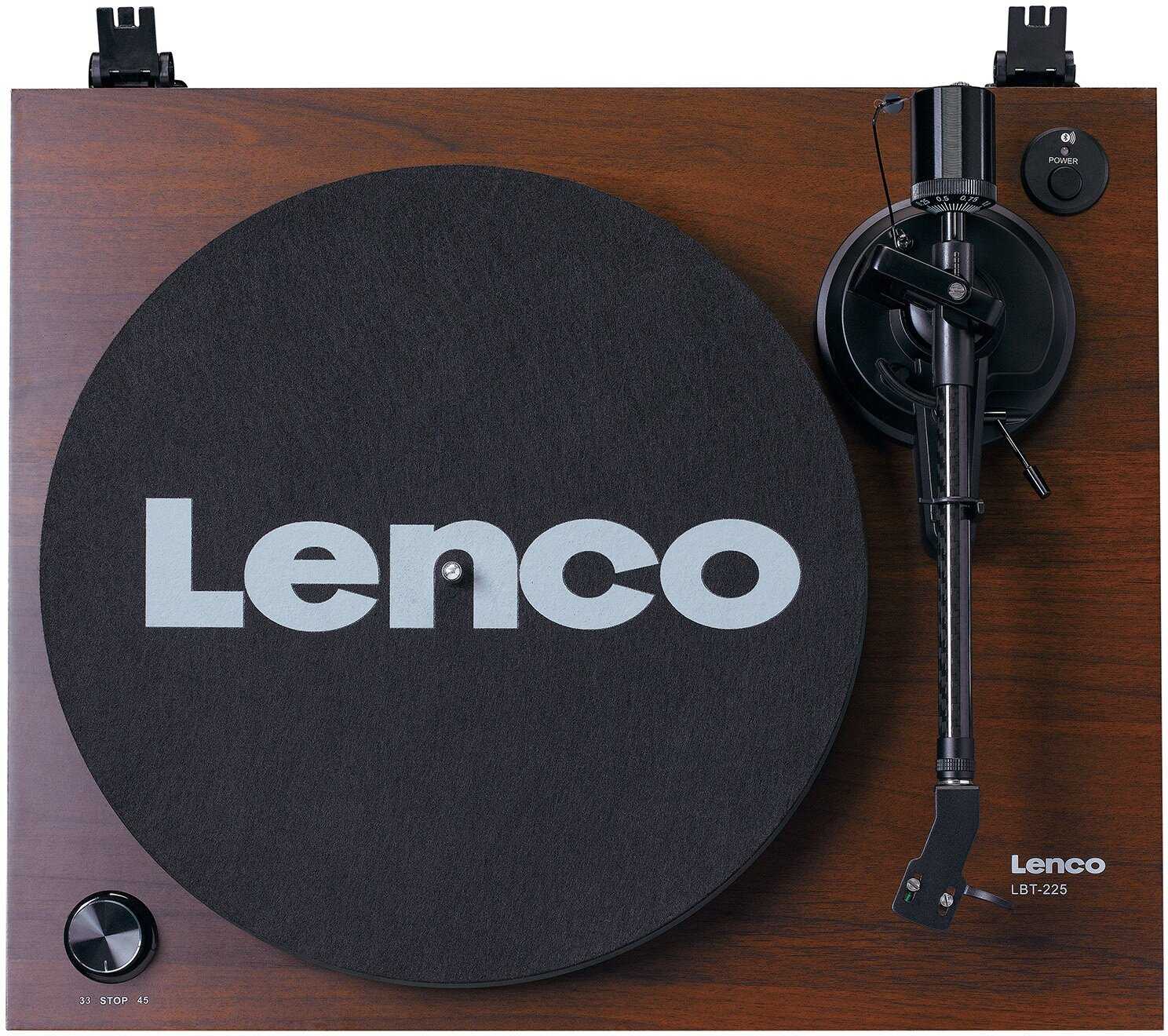 Виниловый проигрыватель Lenco LBT-225 с Bluetooth и стеклянным диском фотография 8