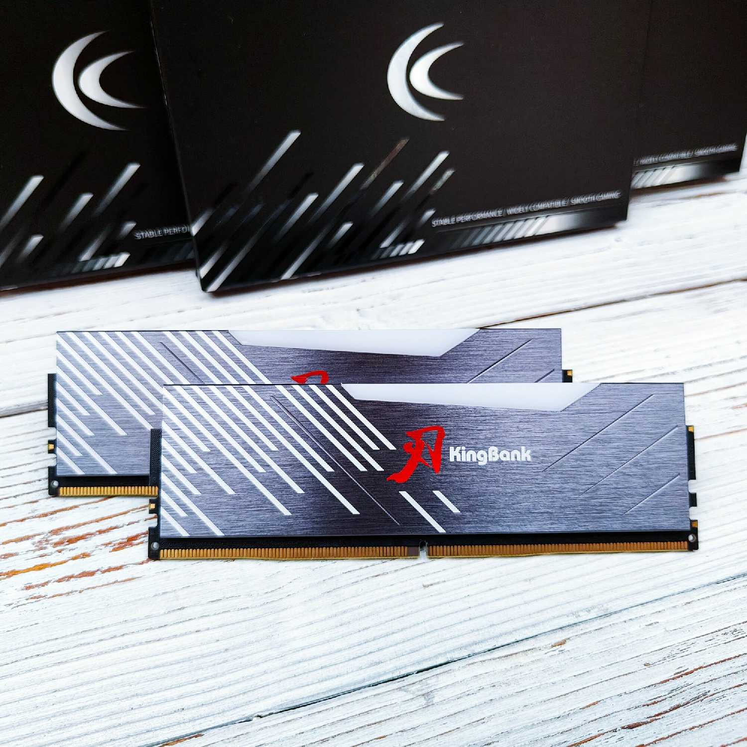Оперативная память KingBank Sharp Blade (2x16 ГБ) DDR5 6400MHz фотография 1
