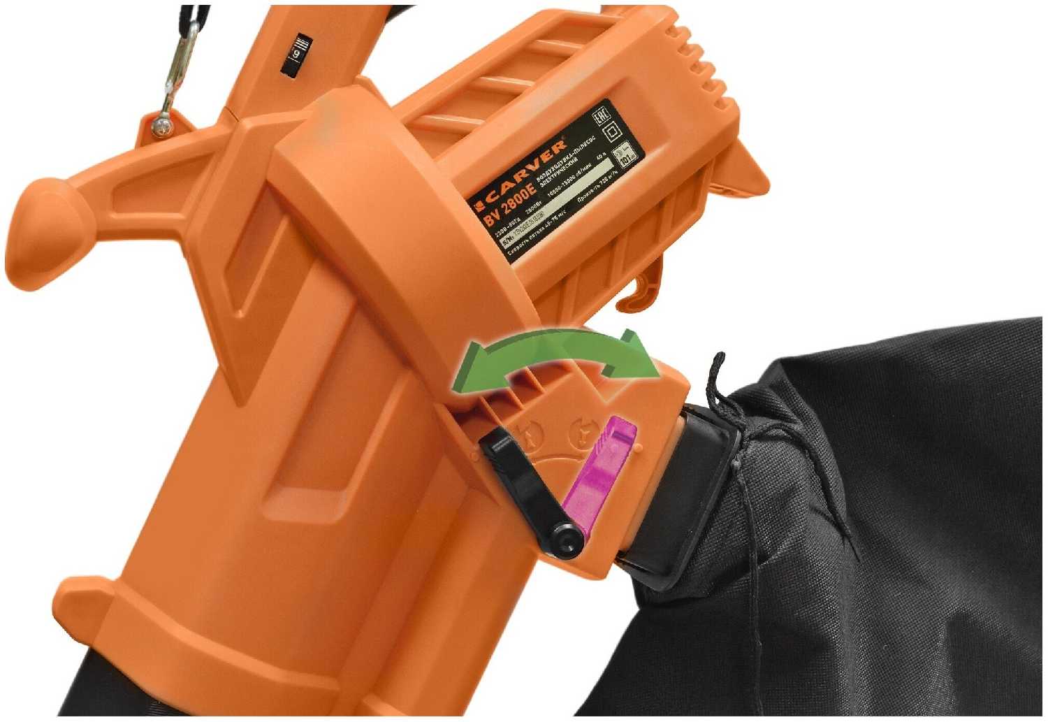 Электрическая воздуходувка Carver BV 2800E фотография 1
