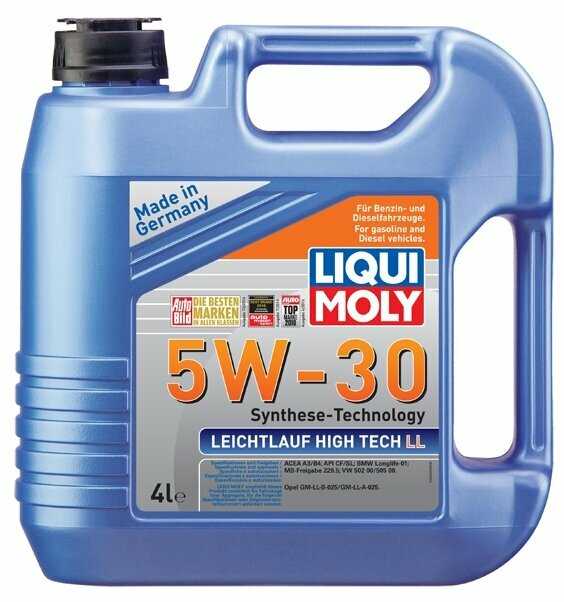 Синтетическое моторное масло LIQUI MOLY Leichtlauf High Tech LL 5W-30 фотография 4
