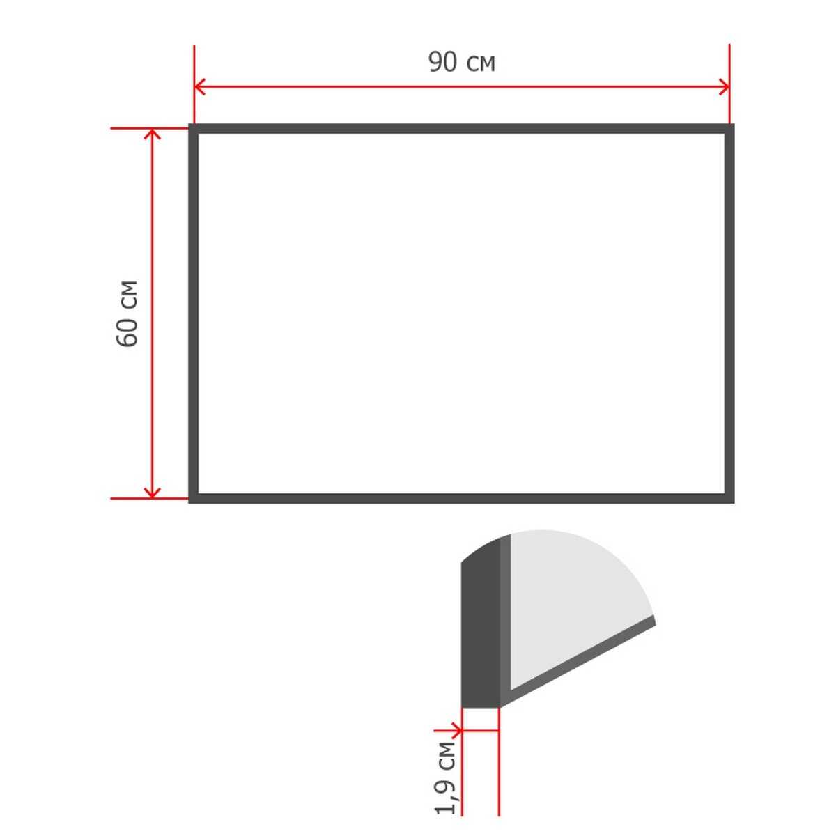 Доска Софтборд текст.60х90 Комус (60х90)