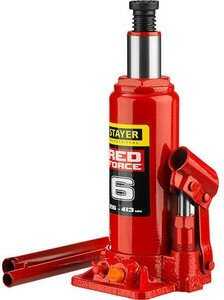 Домкрат бутылочный гидравлический STAYER 43160-6-K фотография 8