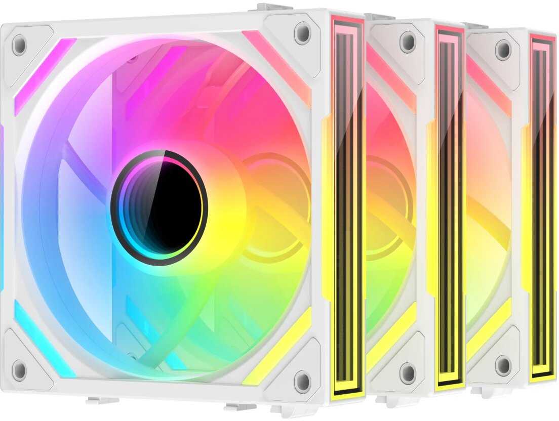 Вентилятор для корпуса XASTRA FS120W ARGB White (3шт.) (FS120-3WA-SXX-GL)