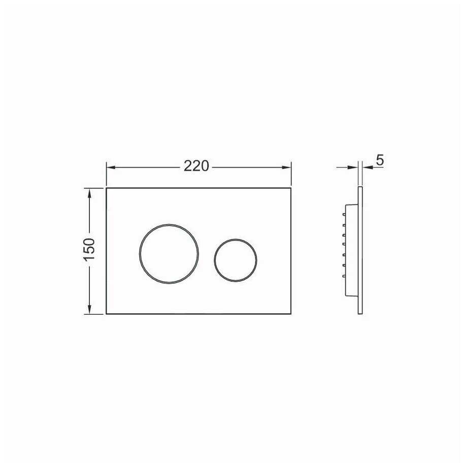 Кнопка смыва TECE TECEloop 2.0 9240925 фотография 6