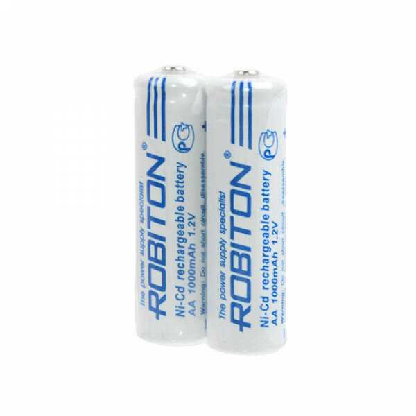 Аккумуляторы Ni-Cd Robiton 1000NCAA (SR2 AA 14500)