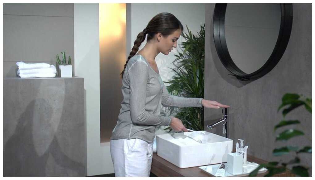 Смеситель для раковины (умывальника) hansgrohe Talis Select S 72045000, нажимной фотография 15