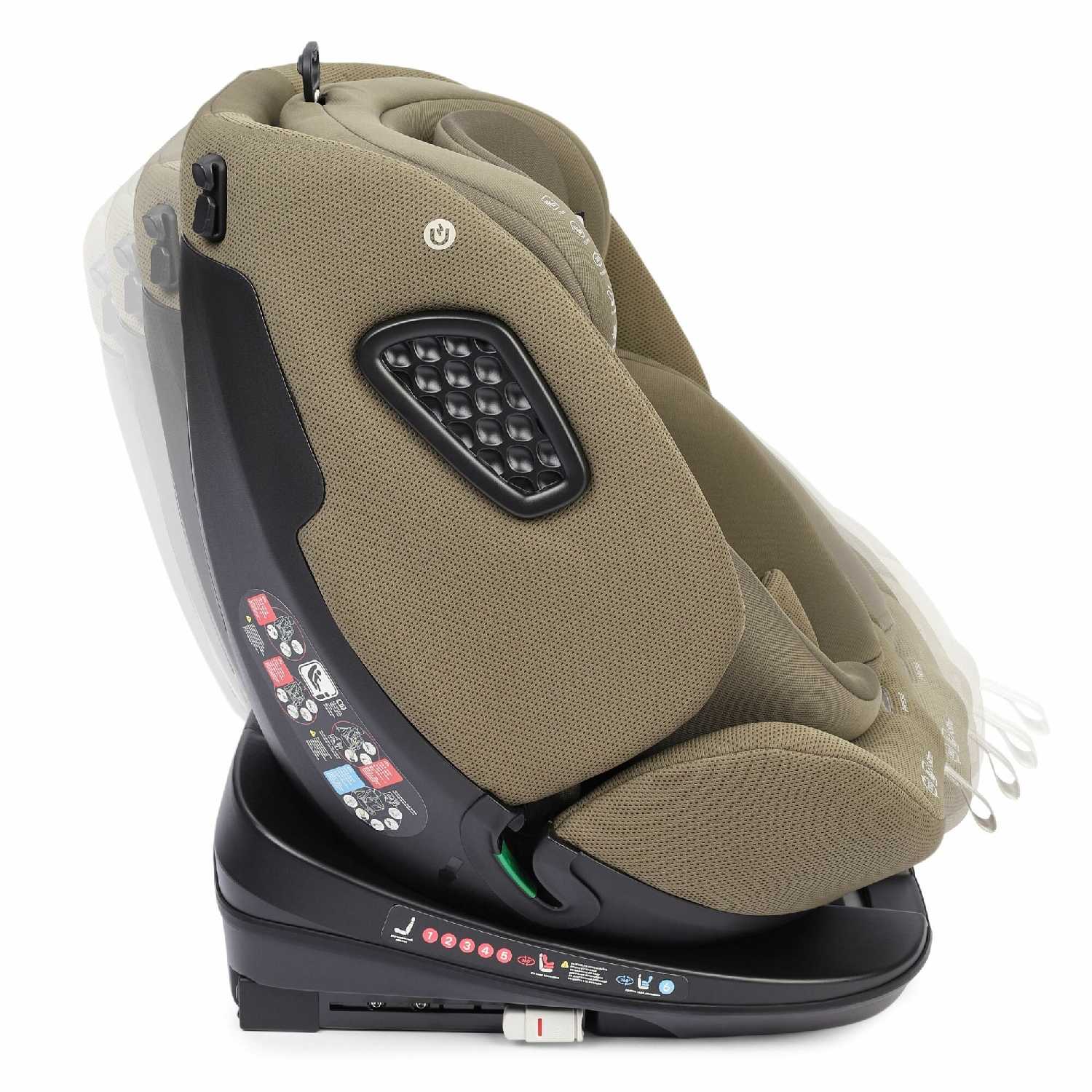 Автокресло детское Reex Happy Baby, поворотное на 360, группа 0+/1/2/3 (до 36 кг), крепление Isofix фотография 7
