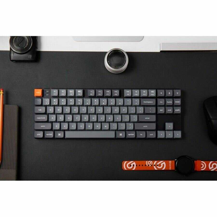 Беспроводная механическая клавиатура Keychron K1 Max [QMK, 87 клавиш, Hot Swap, RGB-подсветка, Gateron Red Switch] фотография 3