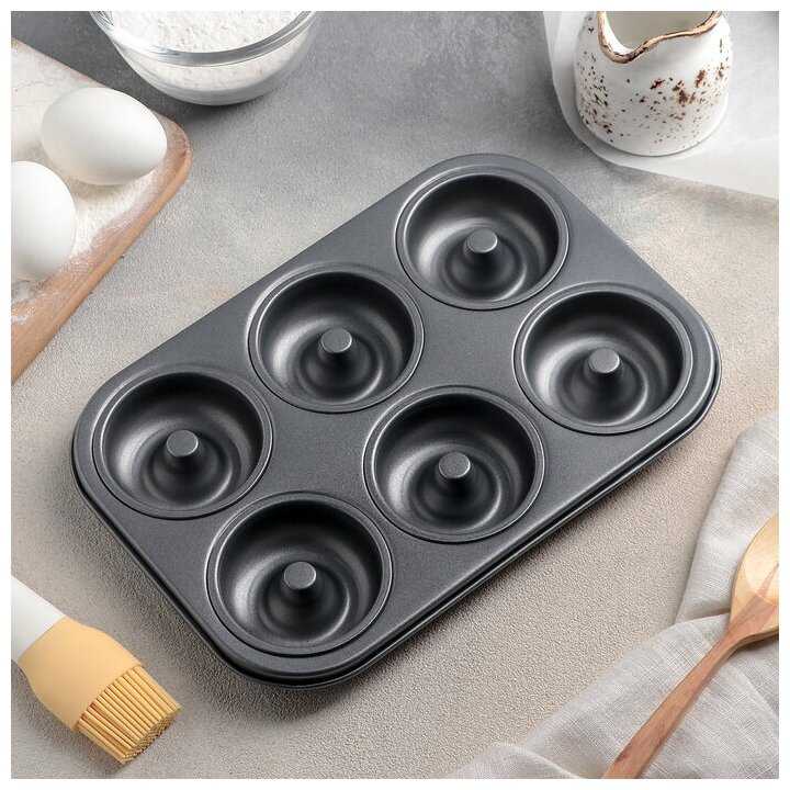 Универсальная Доляна Пончики, 4461579, 26.5х17 см фотография 1