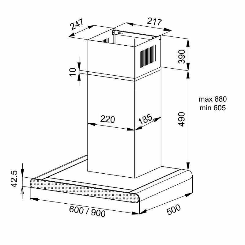 Вытяжка Korting KHC 9958 XGN фотография 2
